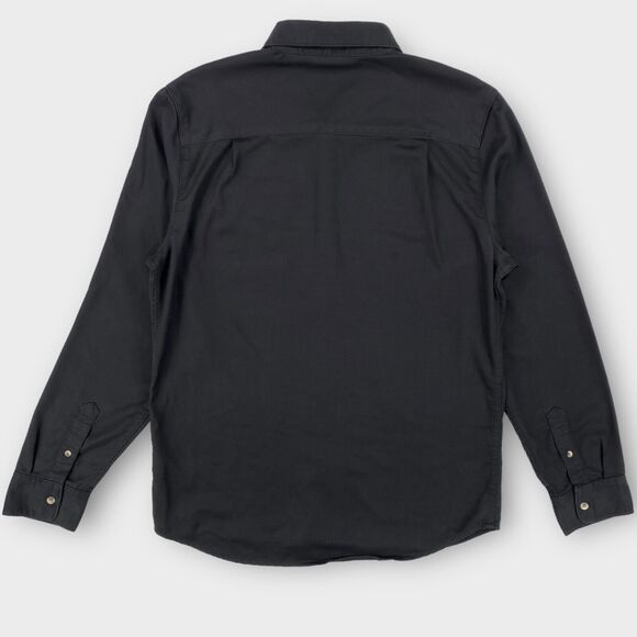 Travis Mathew Coolmax Shirt Mens Medium Black Button Up Stretch Outdoor Travel - Picture 5 of 11